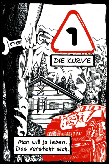 Die Kurve, Dorst, 2002, Postkarte